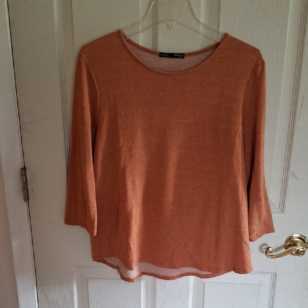 Femme Women's Orange Top, L